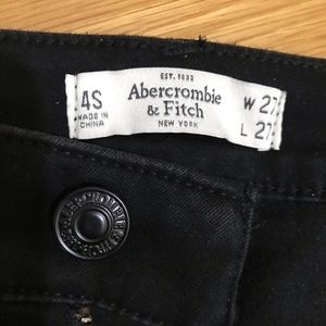 Abercrombie & Fitch Black Skinny Legging Jeans